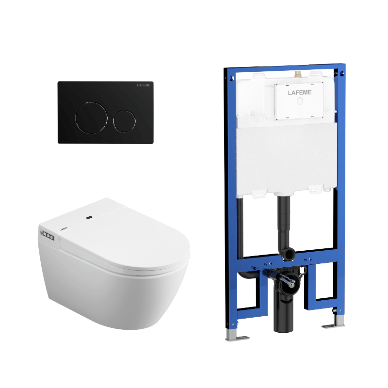 Sesto - ST22 Smart Toilet inc Matte Black Flush Plate