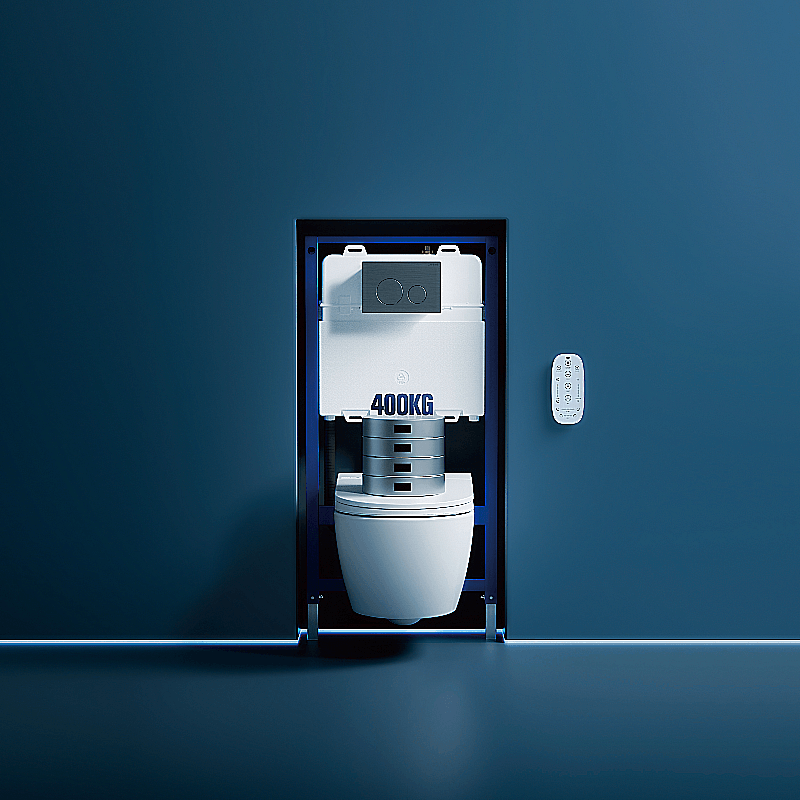 Sesto - ST22 Smart Toilet inc Matte Black Flush Plate