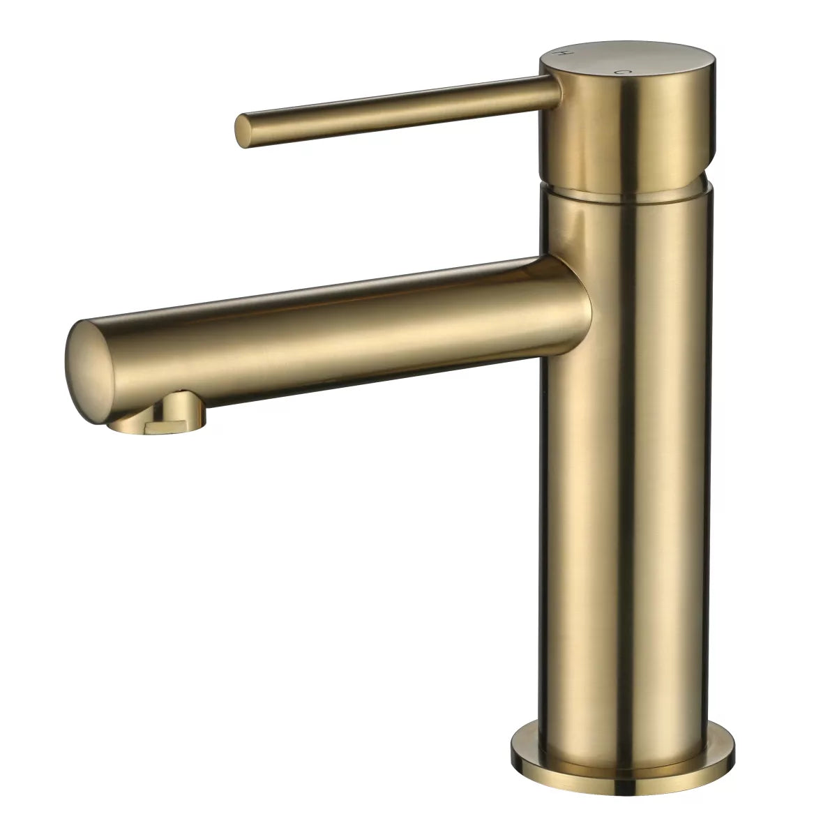 Star Mini - Brushed Brass Basin Mixer