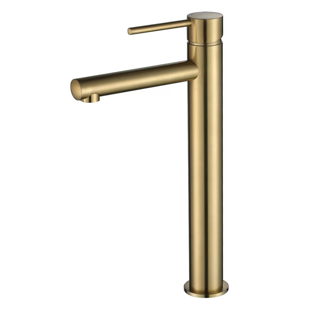 Star Mini - Brushed Brass Tall Basin Mixer