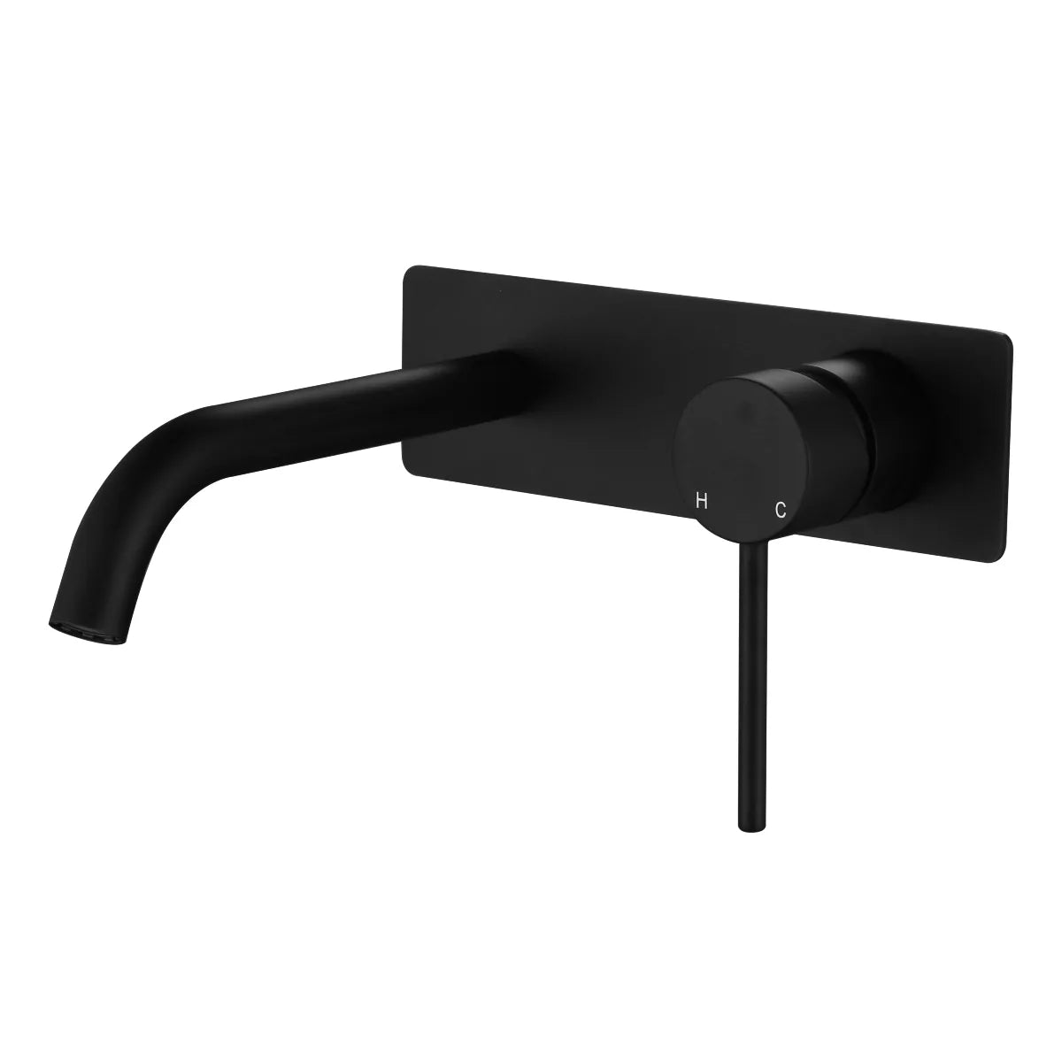 Star Mini - Matte Black Wall Mixer Combination