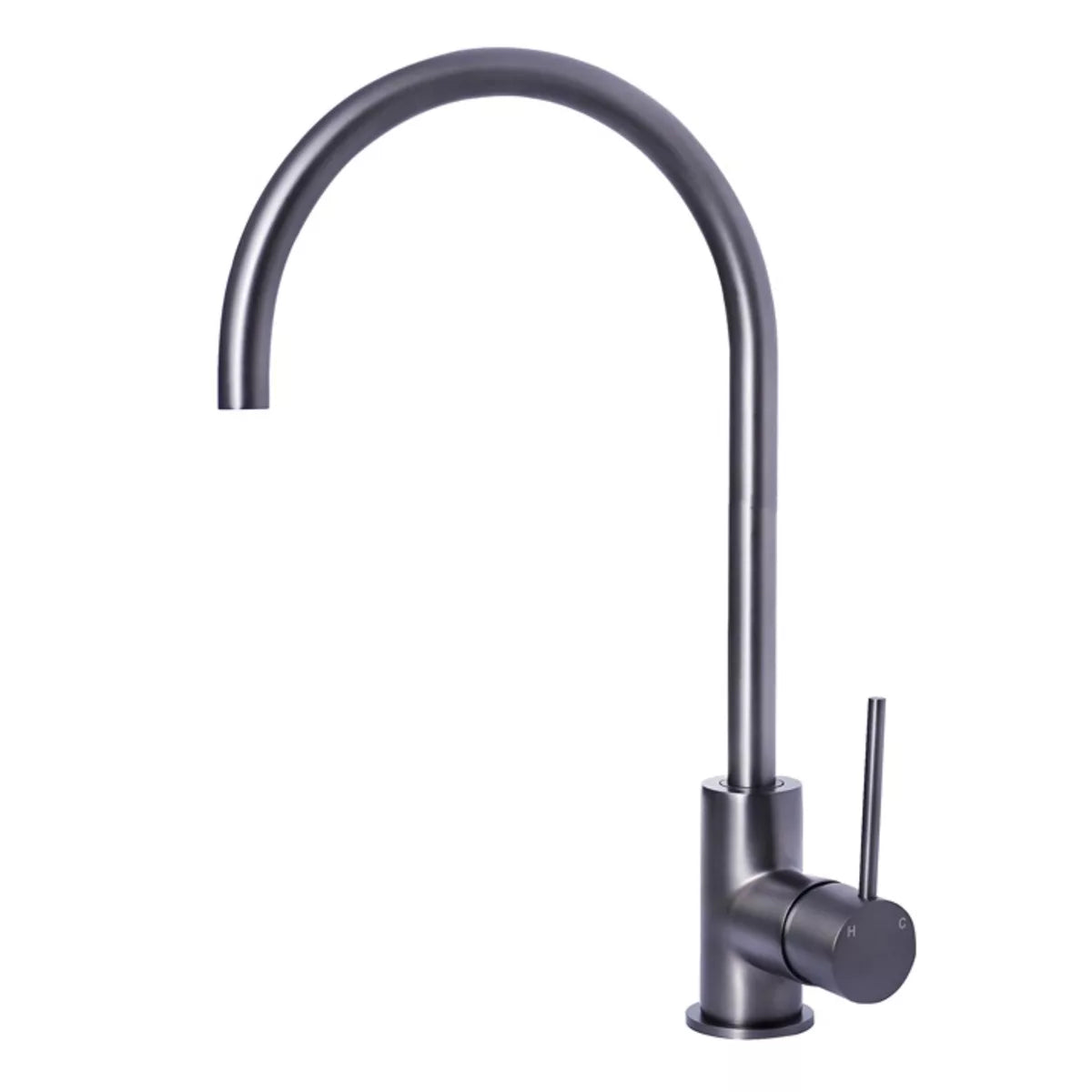 Star Mini - Gunmetal Swivel Gooseneck Kitchen Mixer