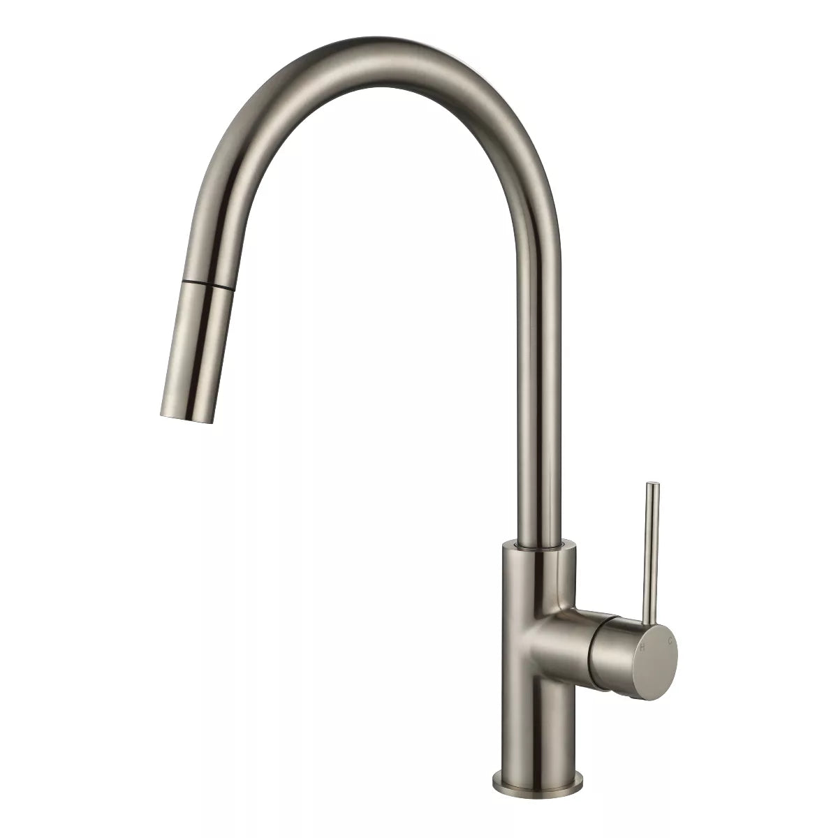 Star Mini - Brushed Nickel Kitchen Mixer w Pull Out Hose