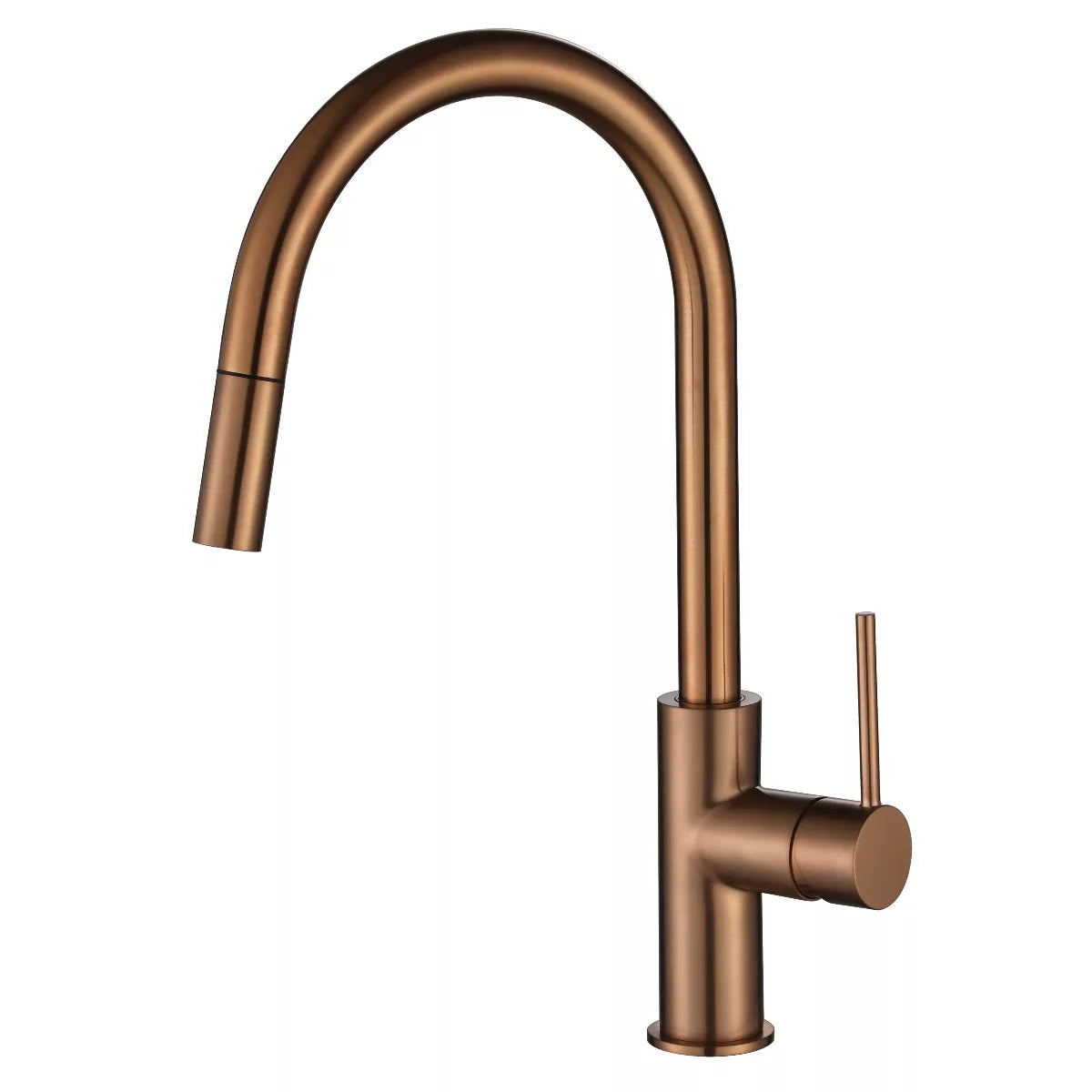 Star Mini - Champagne Kitchen Mixer w Pull Out Hose