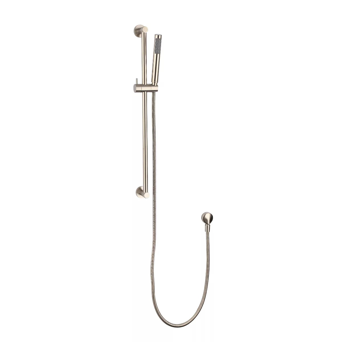 Star Mini - Brushed Nickel Hand Shower on Sliding Rail