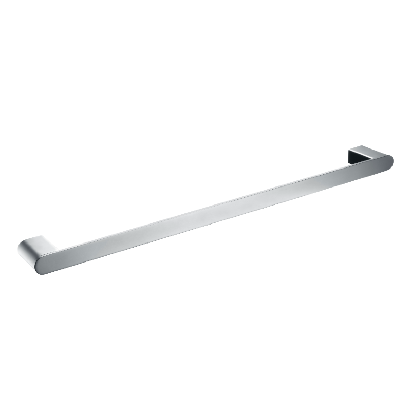 Supra - Brushed Nickel 800mm Single Towel Rail