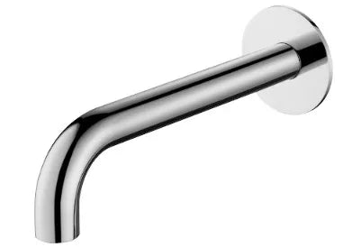 Mica - Polished Chrome 240mm Curved Spout Upgrade for Wall Mixer Combination