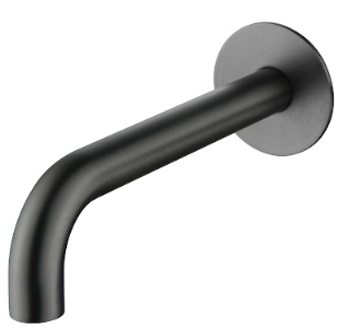 Mica - Gunmetal 250mm Bath Spout