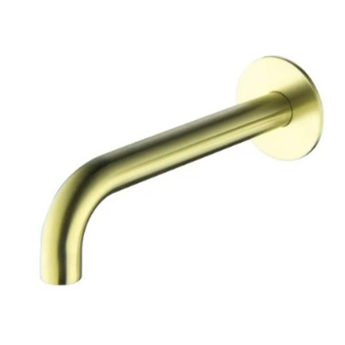 Mica - French Gold 240mm Curved Spout Upgrade for Wall Mixer Combination
