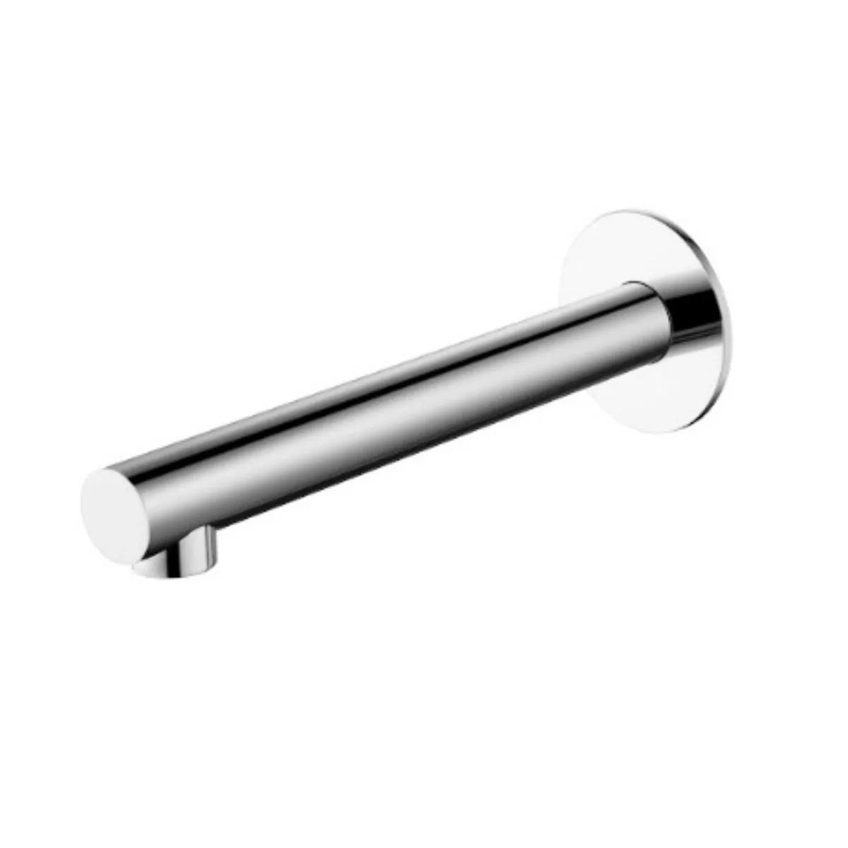 Mica - Polished Chrome 150mm Straight Spout Upgrade for Wall Mixer Combination