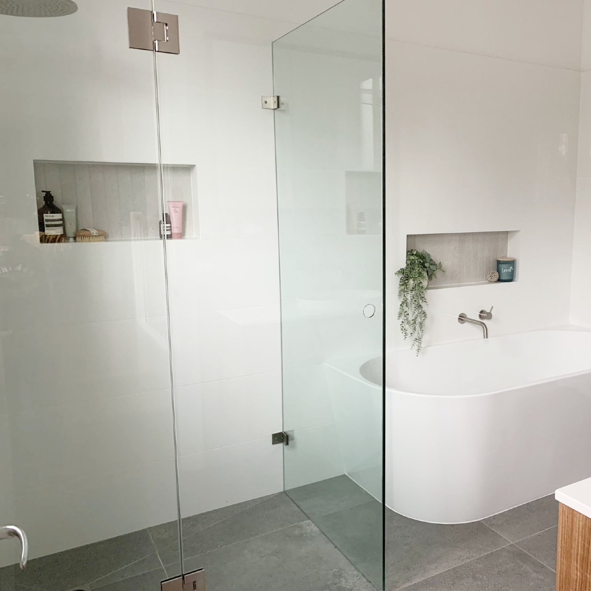 Frameless Shower Enclosure - 1000mmx1000mm