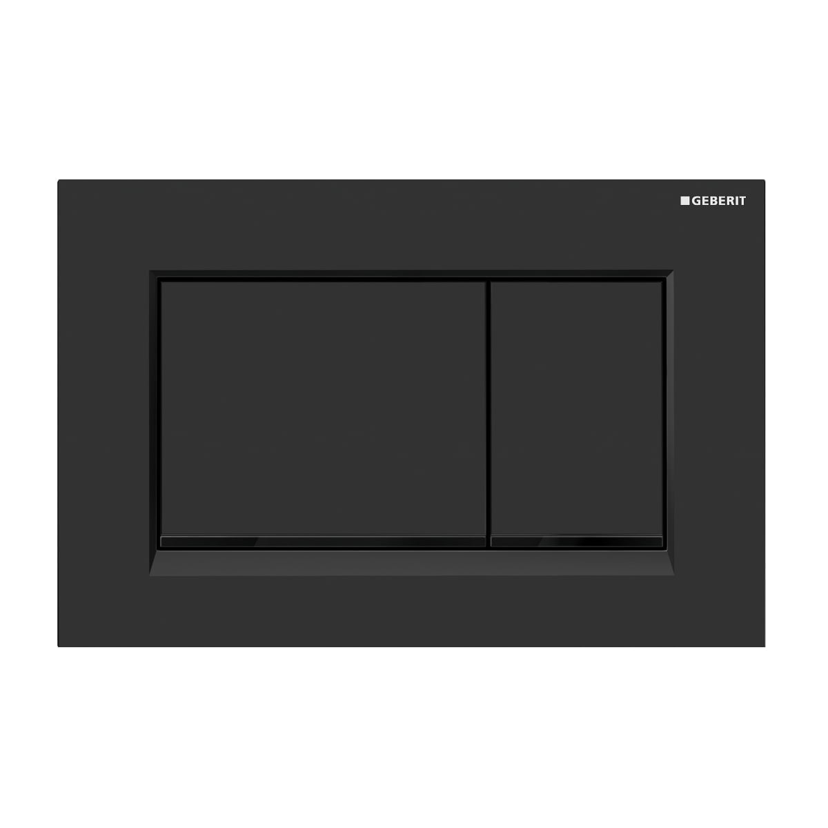 Sigma30 - Matte Black Flush Plate for Sigma Concealed Cistern
