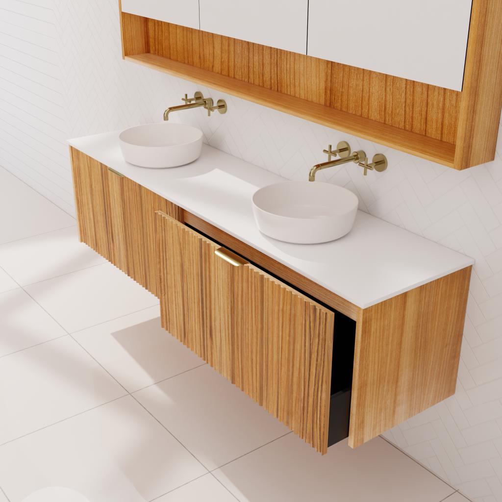 Sophia - 1800mm Messmate Wall Hung Vanity