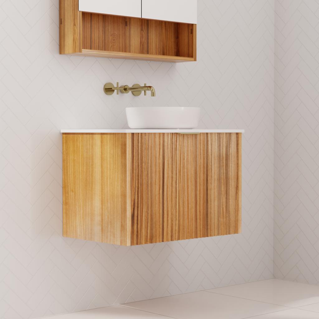 Sophia - 750mm Messmate Wall Hung Vanity