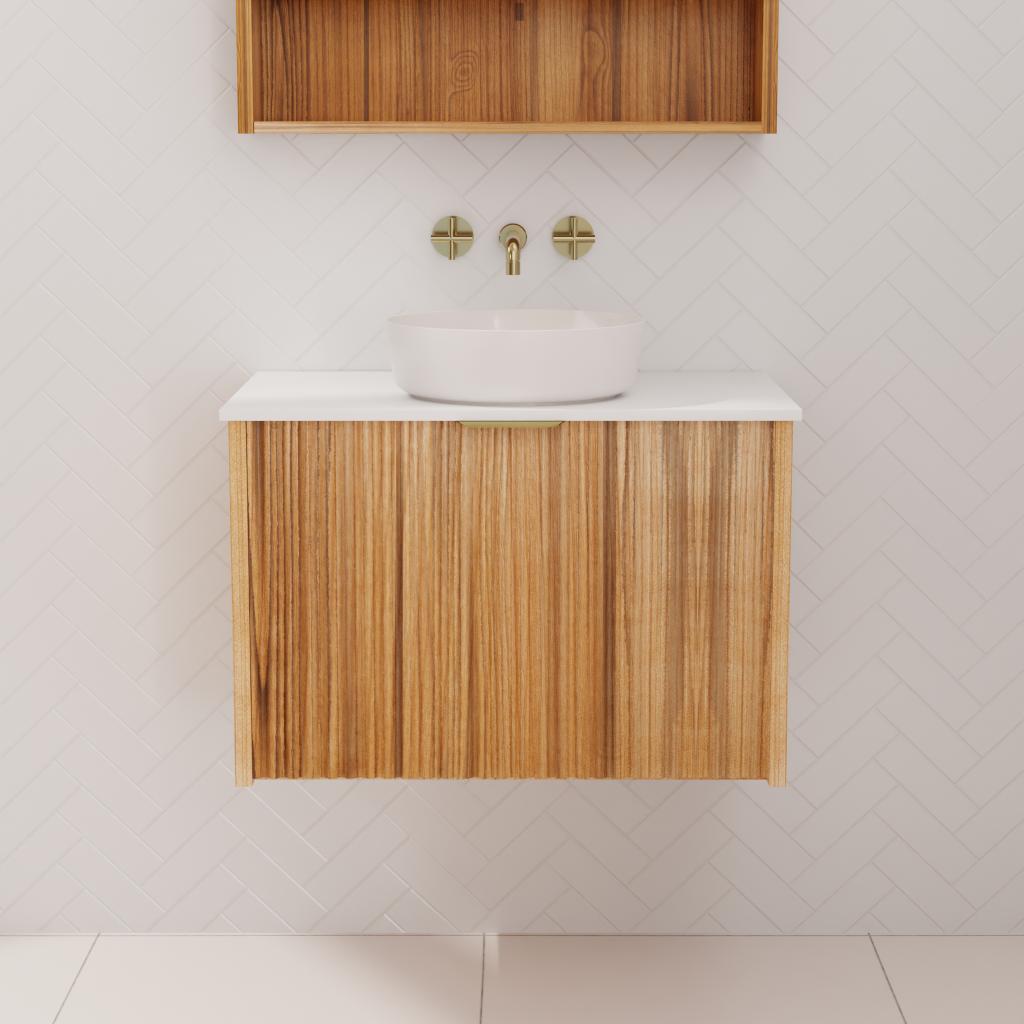 Sophia - 750mm Messmate Wall Hung Vanity