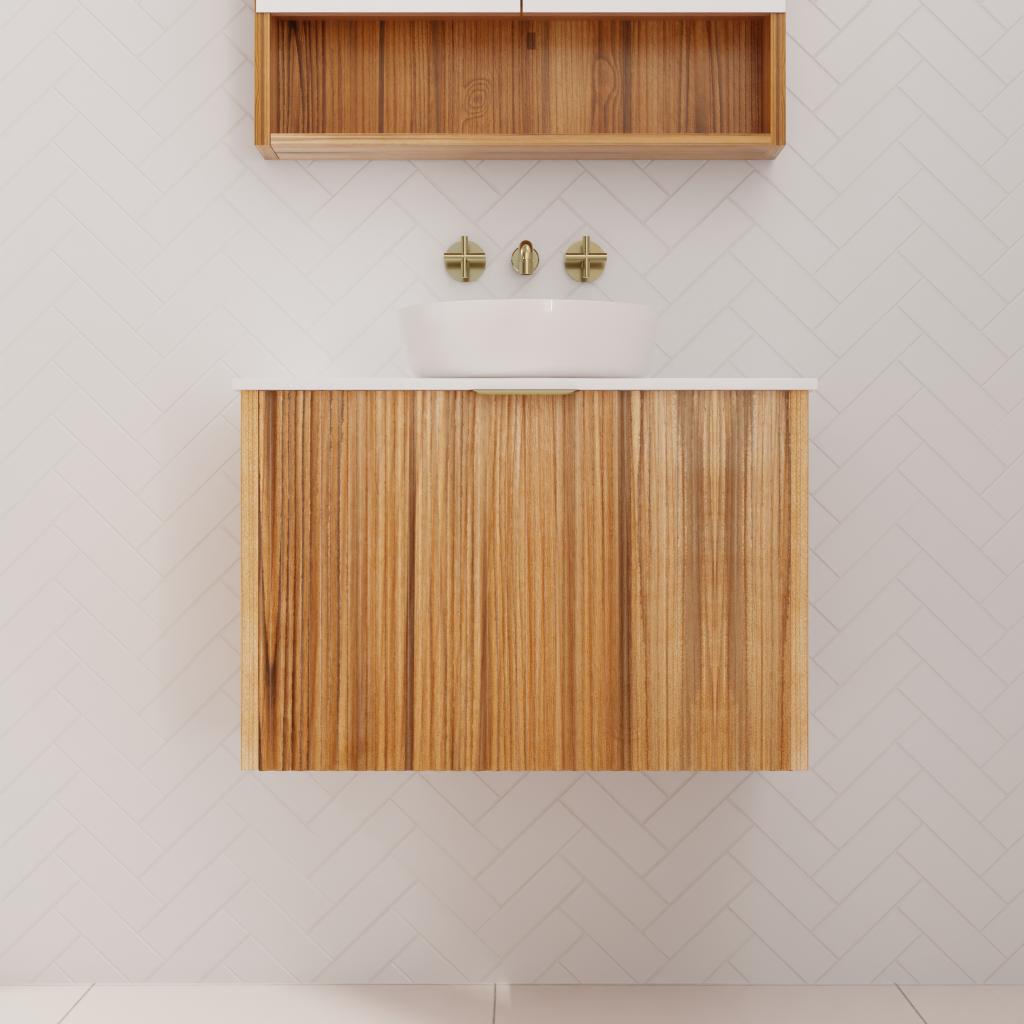 Sophia - 750mm Messmate Wall Hung Vanity