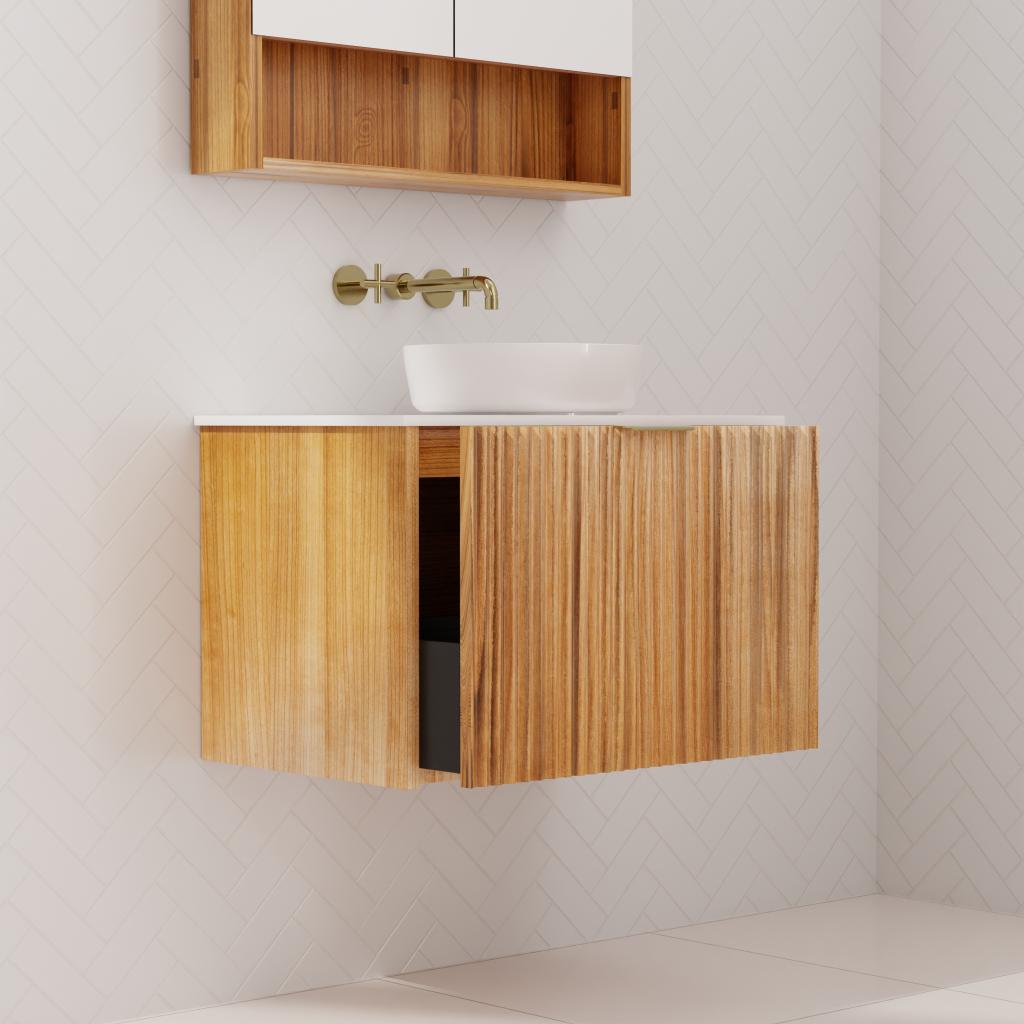 Sophia - 750mm Messmate Wall Hung Vanity