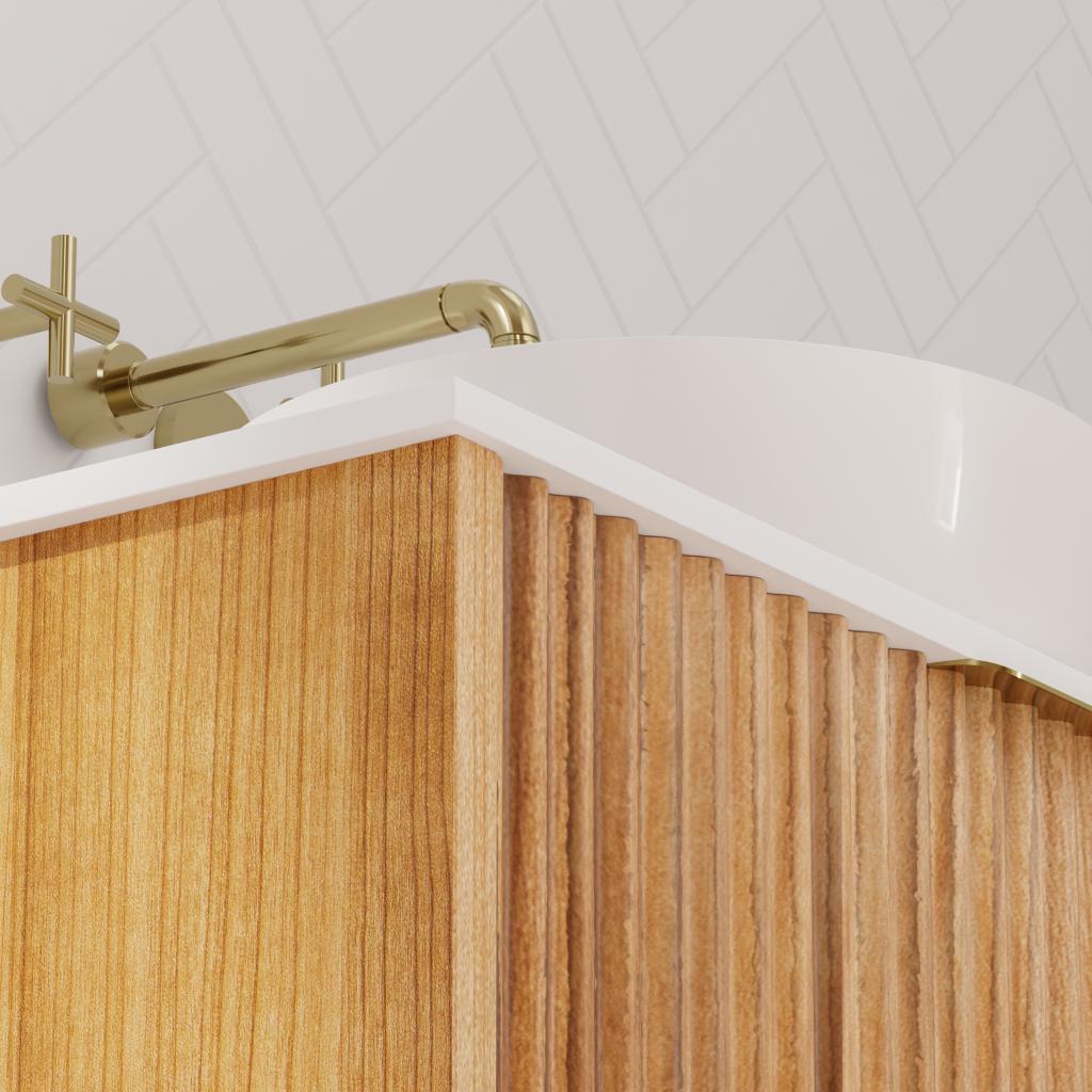 Sophia - 750mm Messmate Wall Hung Vanity