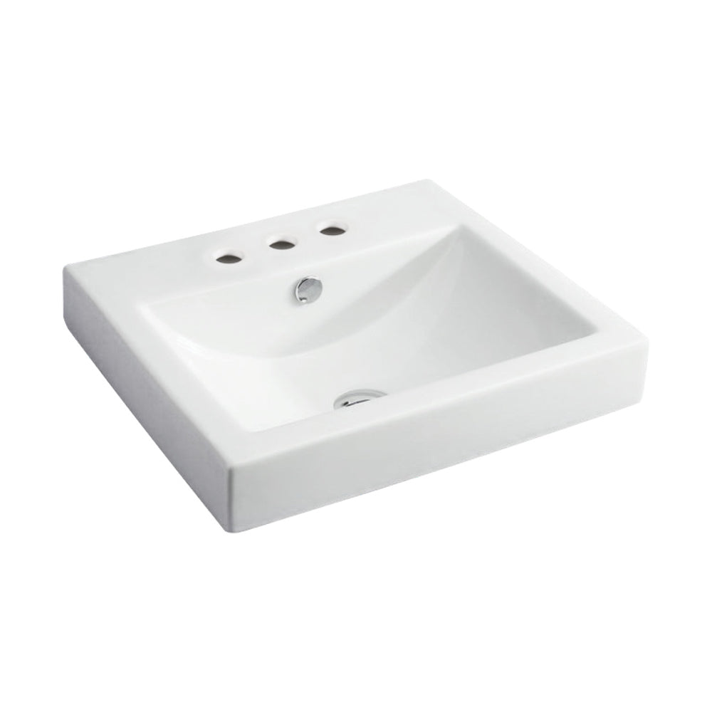 Low Profile Semi Inset Basin