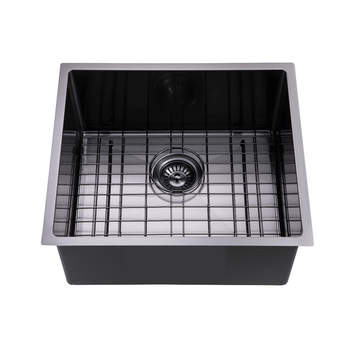 Kitchen Sink - Gunmetal Stainless Steel Single Bowl Kitchen Sink
500x440x230mm