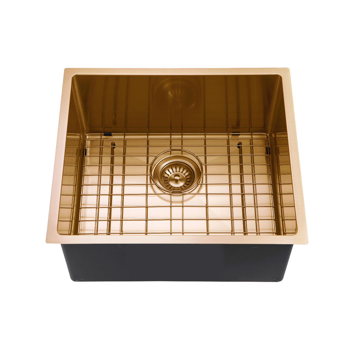 Kitchen Sink - Gold Stainless Steel Single Bowl Kitchen Sink
500x440x230mm