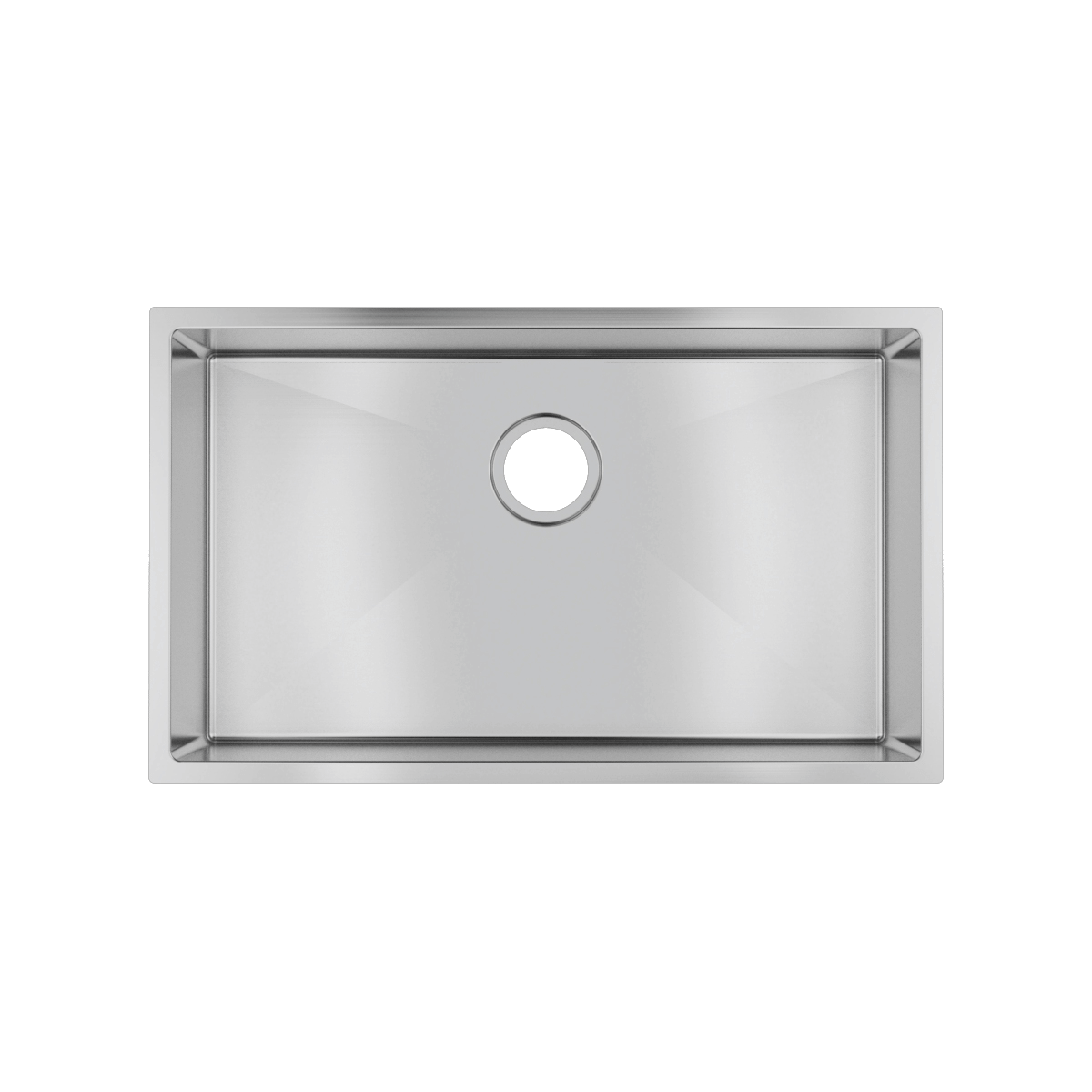 Kitchen Sink - Stainless Steel Single Bowl Kitchen Sink
762x457x254mm