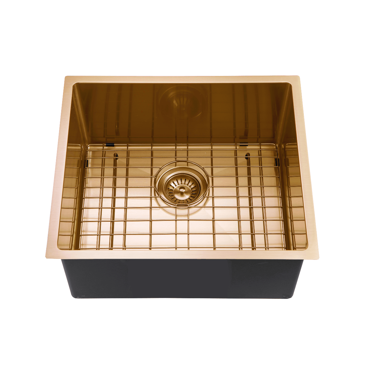 Kitchen Sink - Gold Stainless Steel Single Bowl Kitchen Sink
510x450x230mm