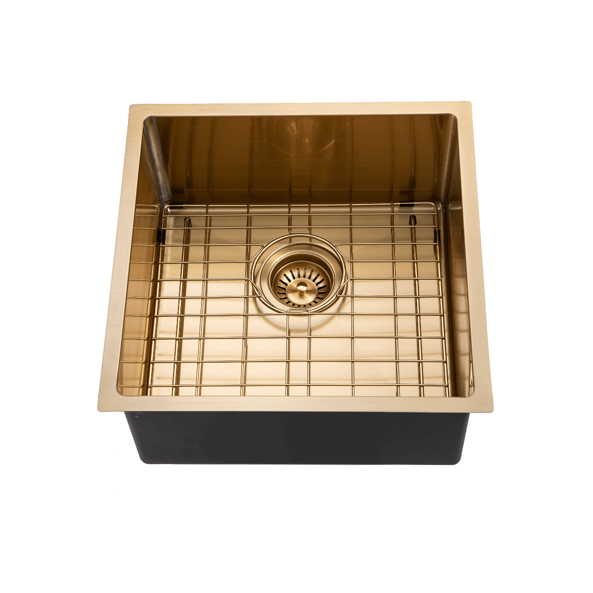Kitchen Sink - Gold Stainless Steel Double Bowl Sink
440x440x205mm