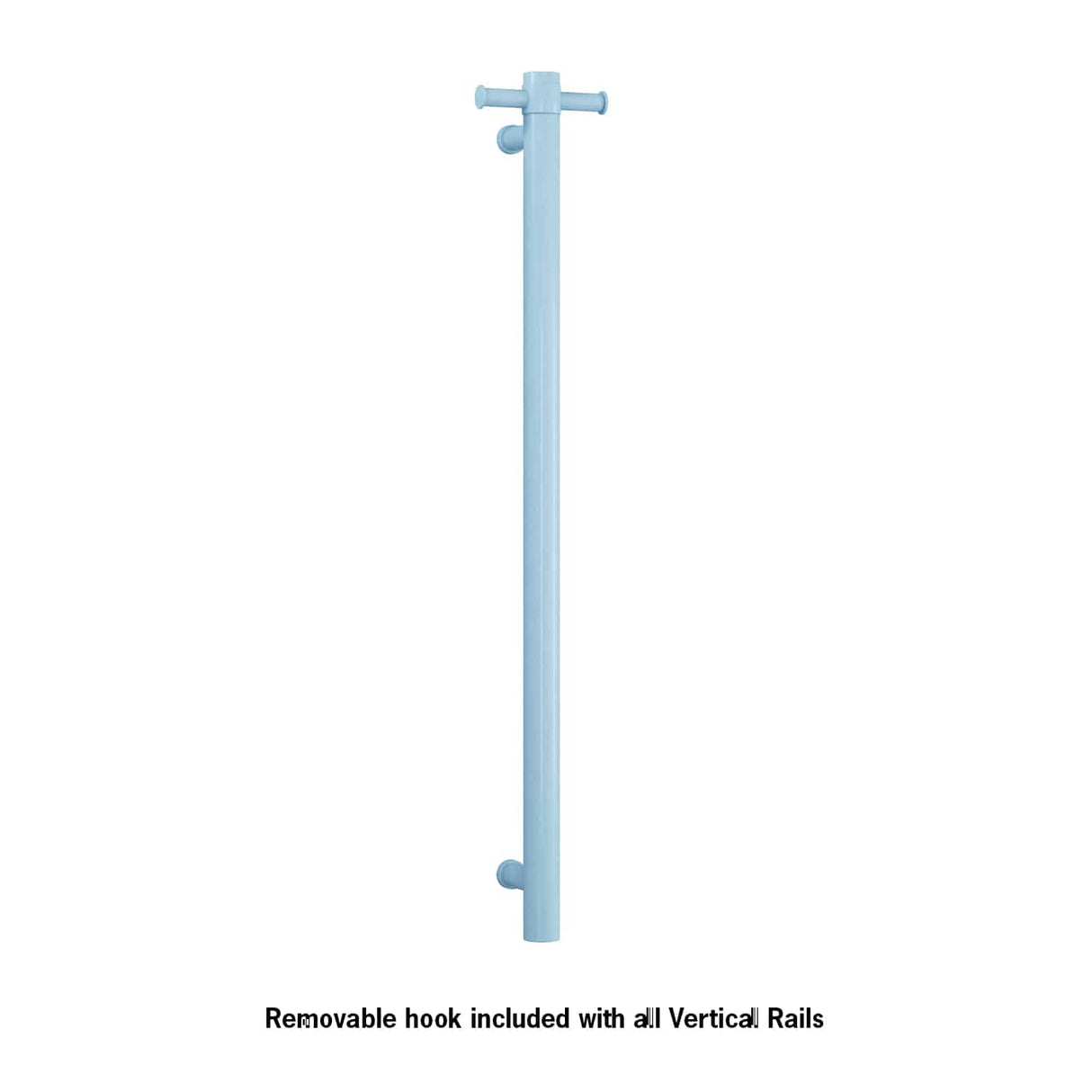Thermorail - Straight/Round 12Volt Vertical Bar 900x142x100mm 26Watts With Optional Hook - Horizon Blue