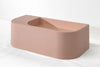 Flyta Concrete Right Basin - 670x320x220mm Nude