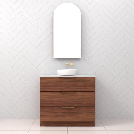 Celeste Trio - 900mm Tasmanian Blackwood Freestanding Vanity