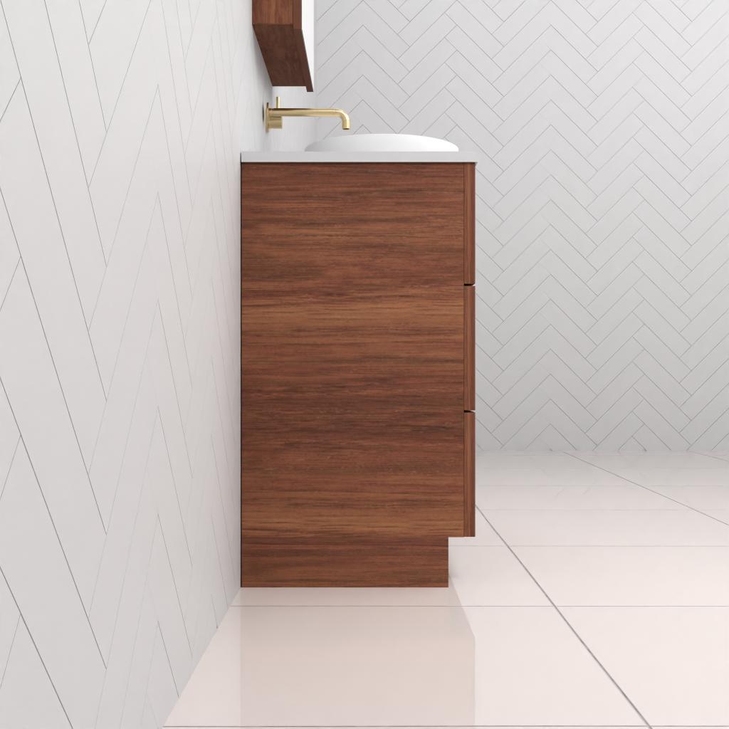 Celeste Trio - 900mm Tasmanian Blackwood Freestanding Vanity