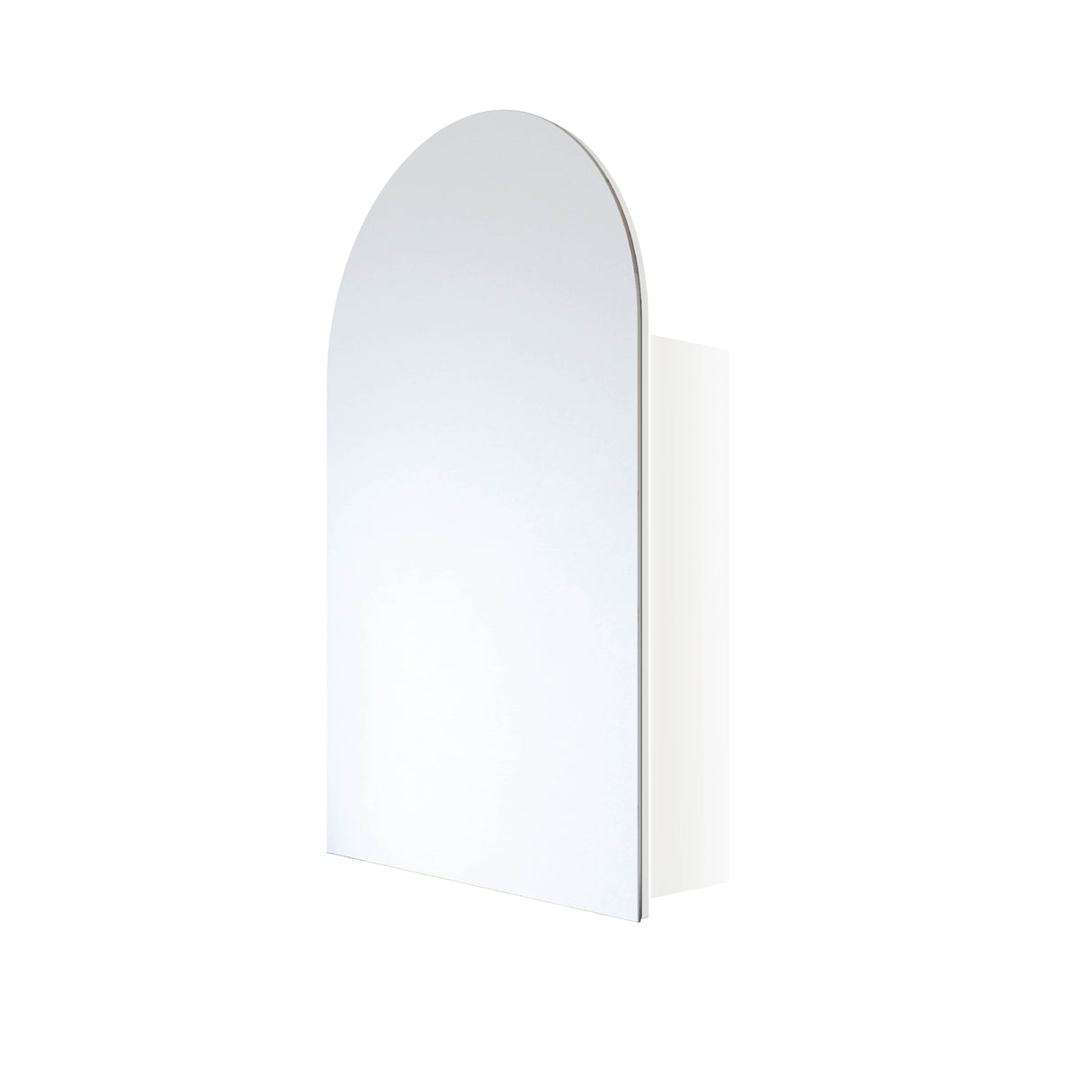 Ablaze - Vienna Arch White Mirror Cabinet - 500x800x150mm
