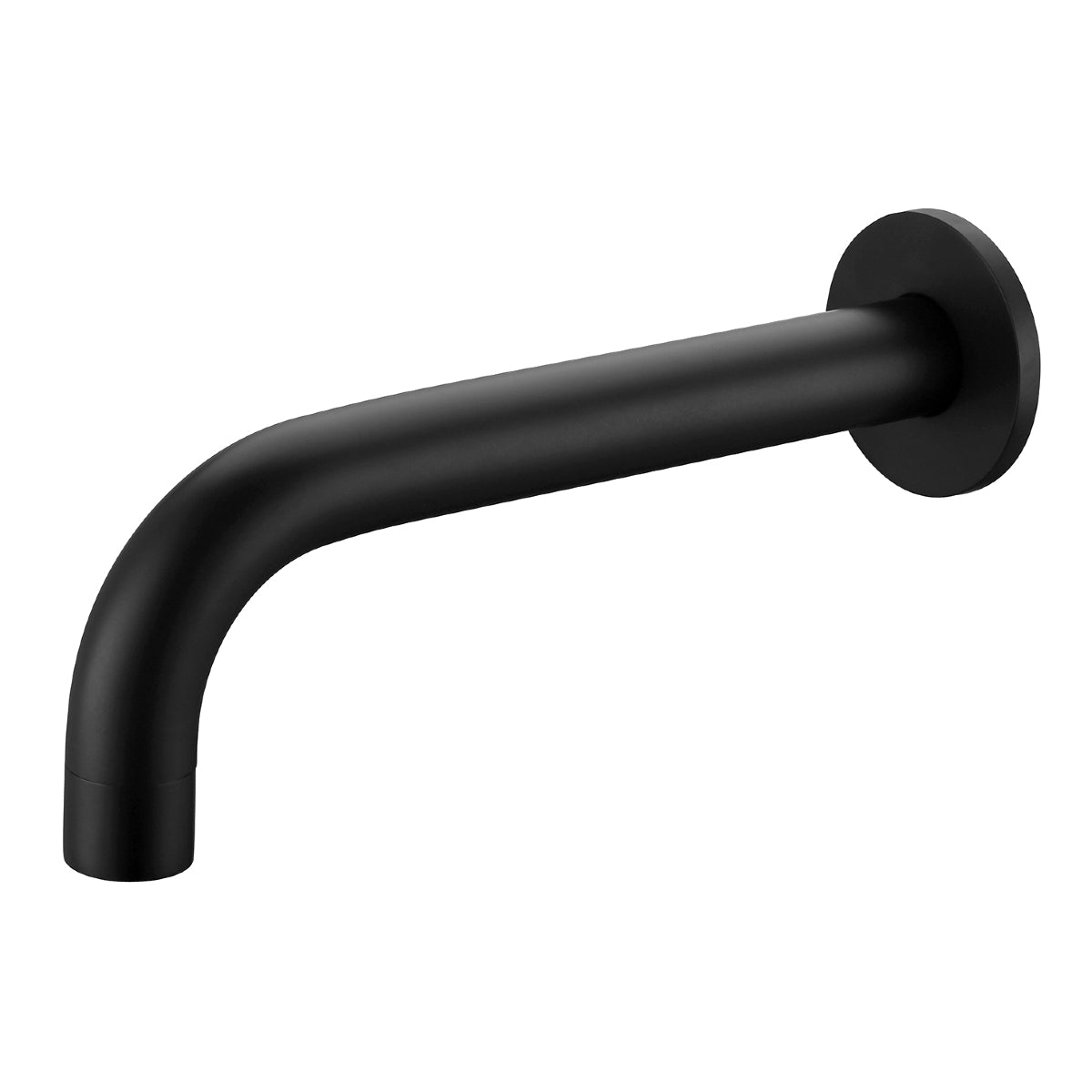 Villa - Matte Black 200mm Wall Spout