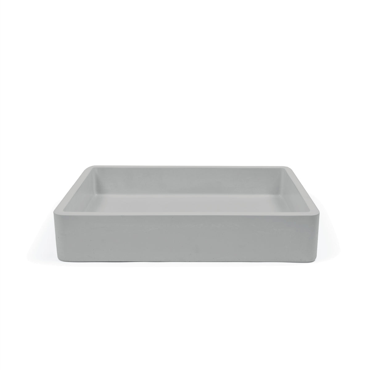 Vesl Rectangle Concrete Basin - Wall Mount