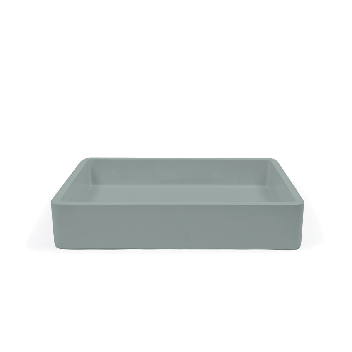 Vesl Rectangle Concrete Basin - Wall Mount
