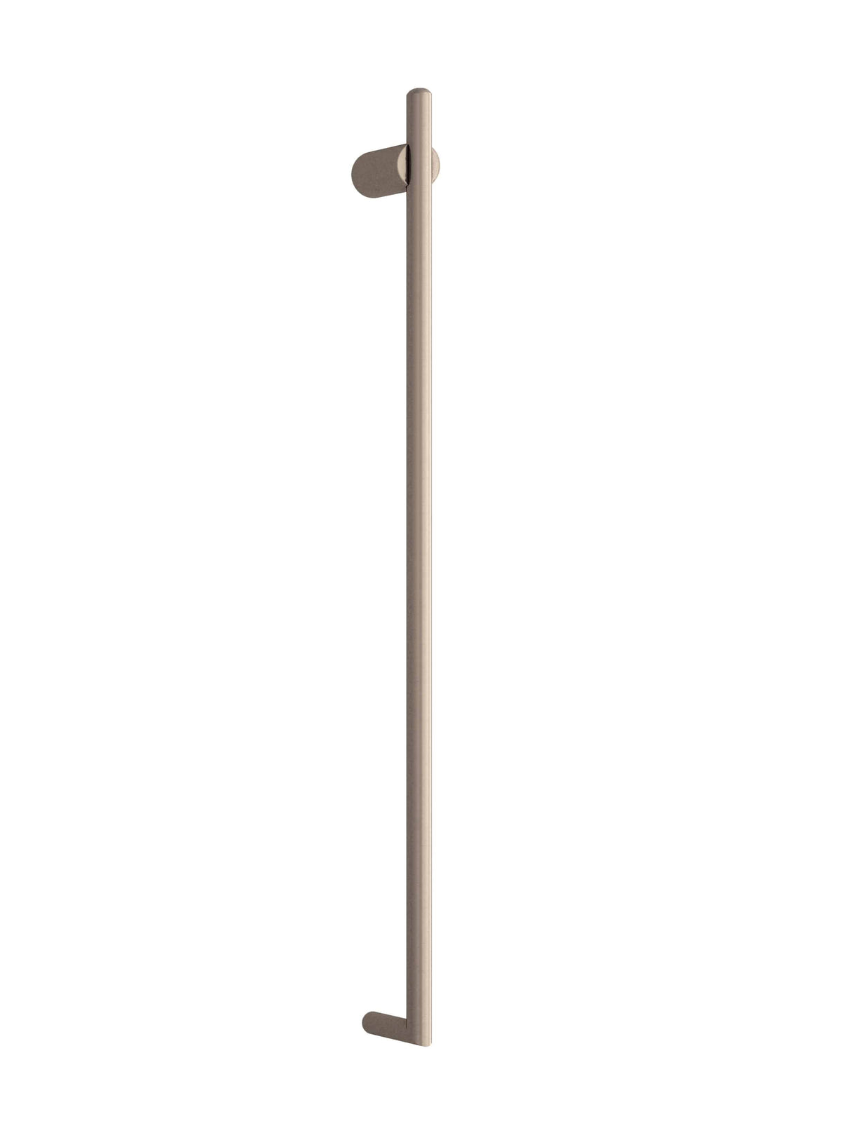 Thermorail - Thin/Round 240Volt Vertical Bar 900x45x80mm 15Watt - Brushed Nickel