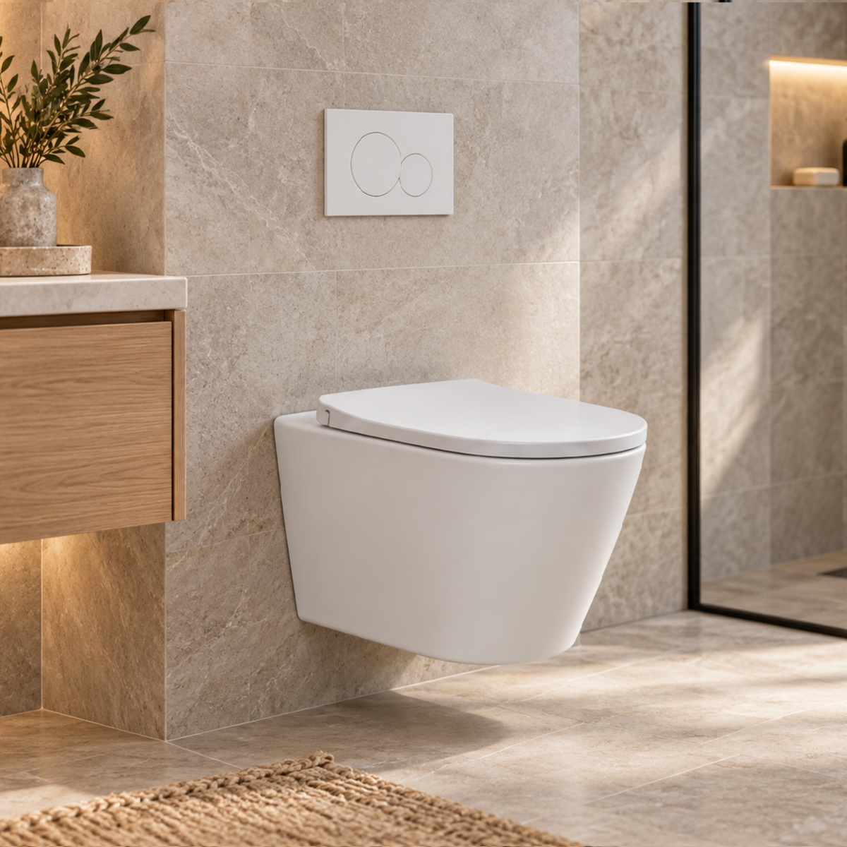 Fifth Avenue Vega Wall Hung Toilet Package