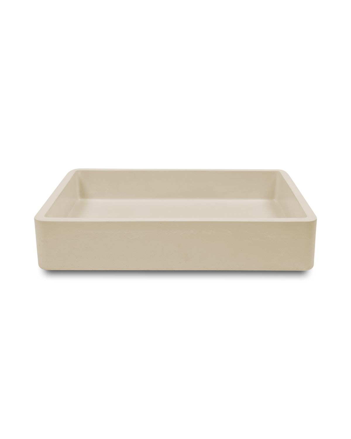 Vesl Rectangle Concrete Basin - Wall Mount