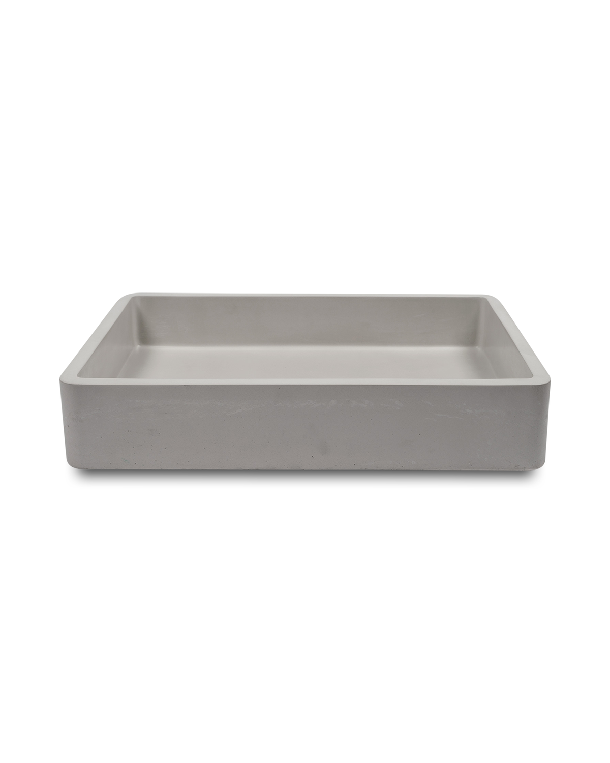 Vesl Rectangle Concrete Basin - Wall Mount