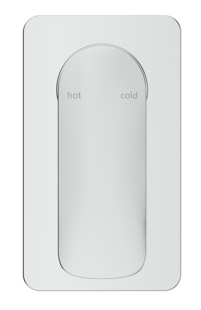 Kaza - Shower Mixer Square Plate - TRIM KIT ONLY