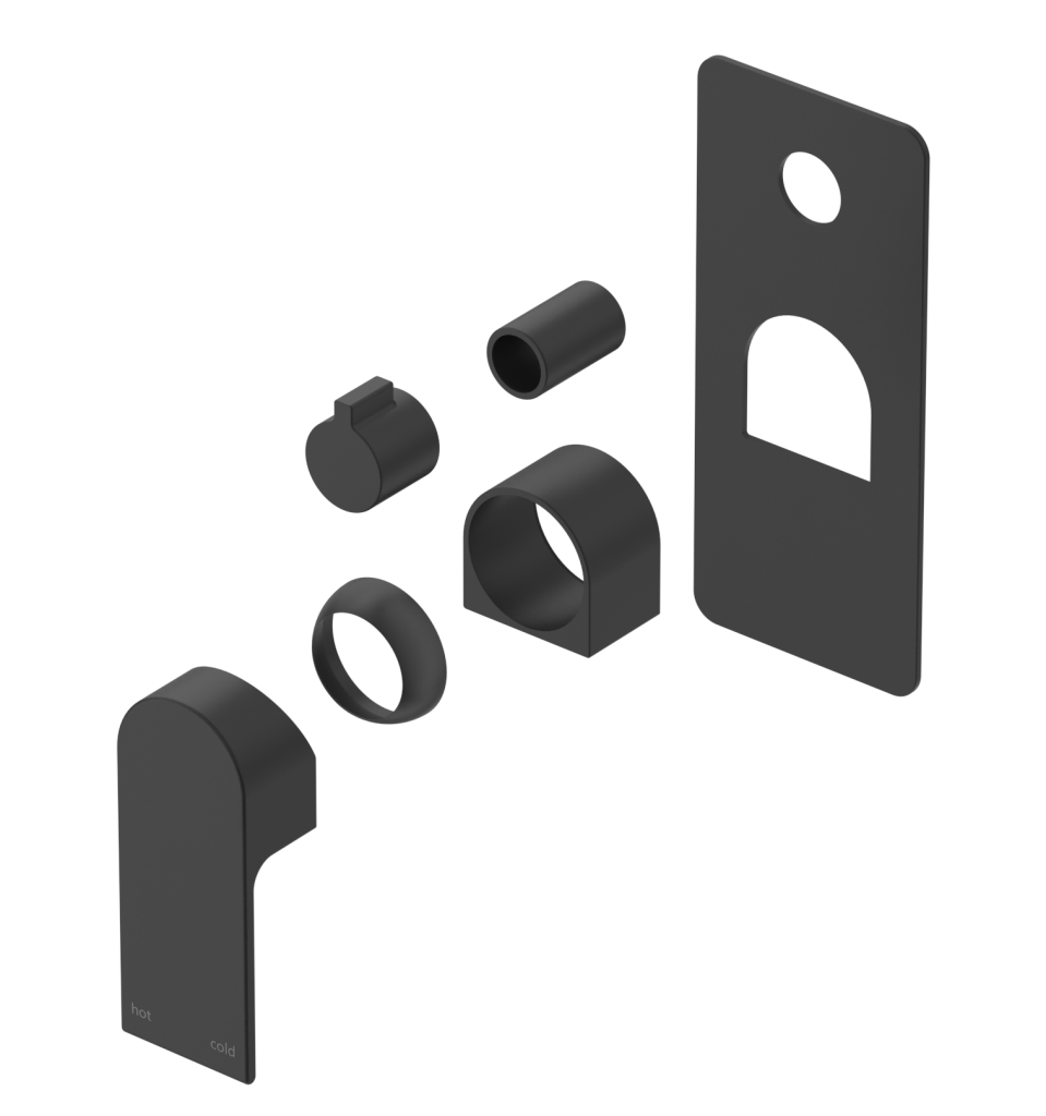 Beki Shower Mixer - Square Plate - TRIM KIT ONLY