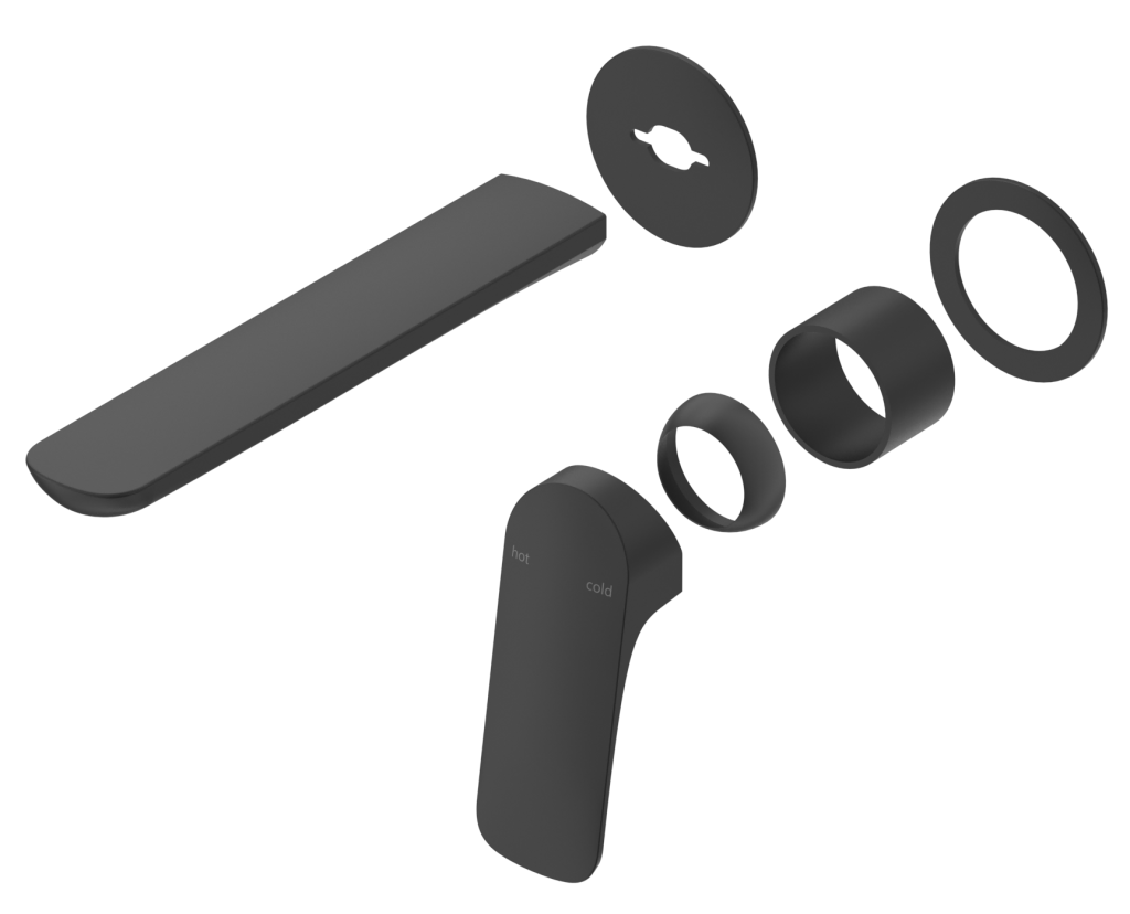 Kaza - Wall-Spout Combo - 2P - TRIM KIT ONLY