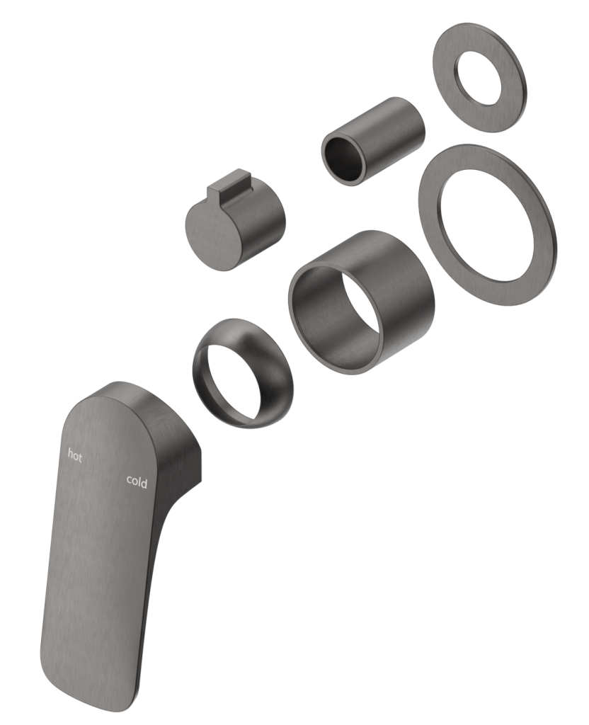 Kaza - Shower Mixer Diverter - 2P - TRIM KIT ONLY