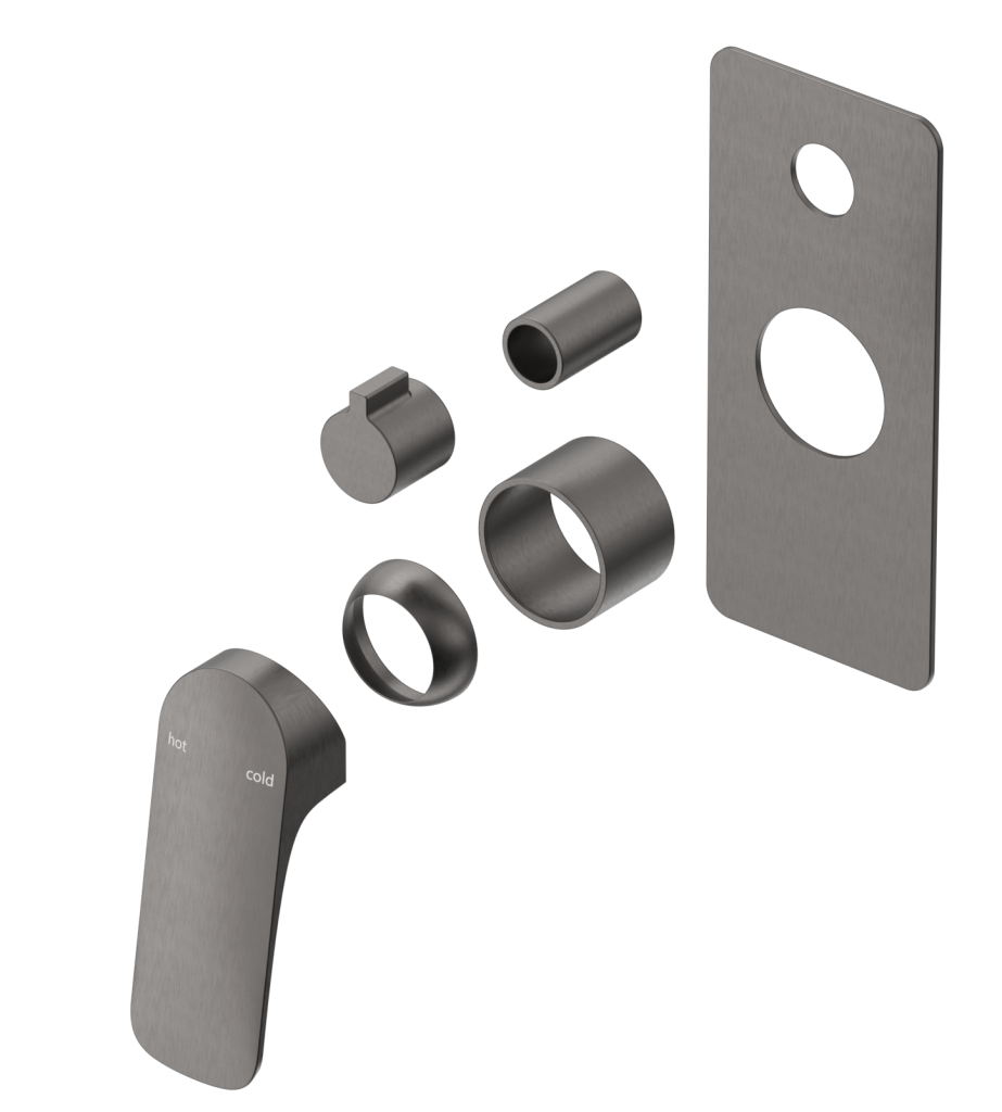 Kaza - Shower Mixer Diverter - 1P - TRIM KIT ONLY