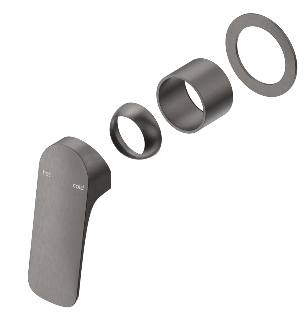 Kaza - Shower Mixer Round Plate - TRIM KIT ONLY