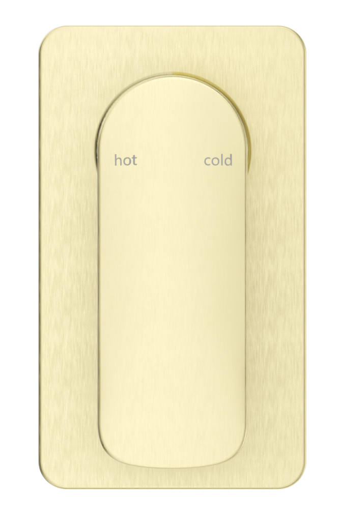 Kaza - Shower Mixer Square Plate - TRIM KIT ONLY