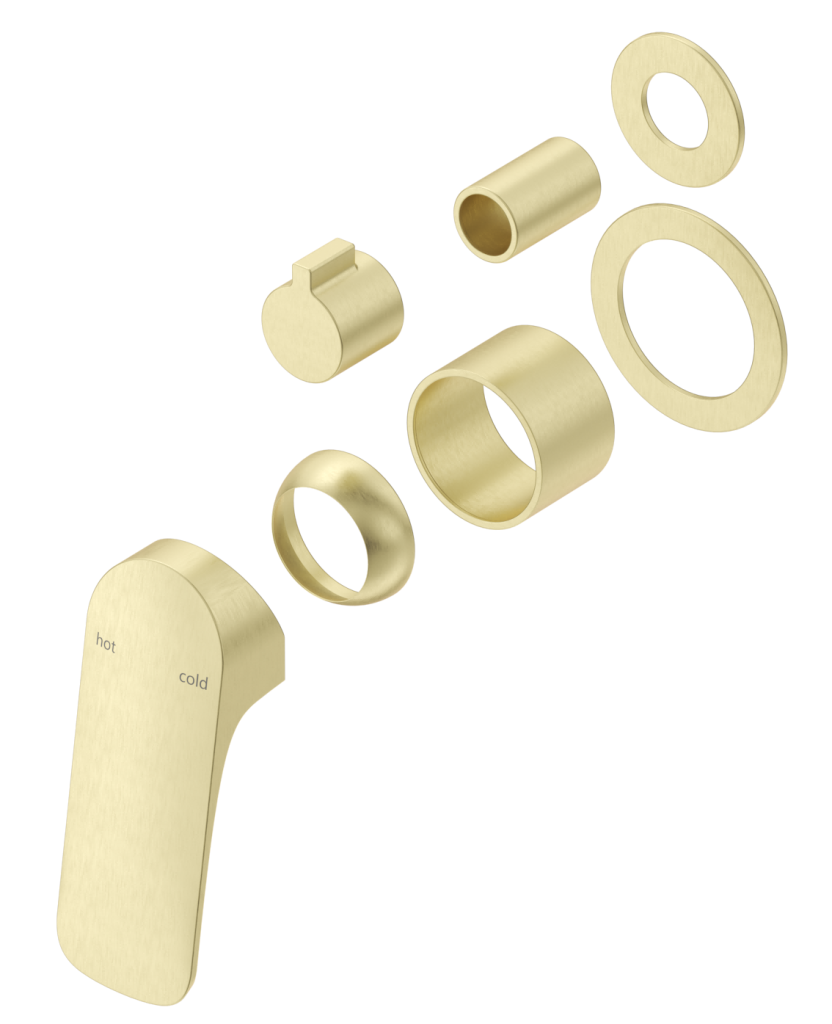 Kaza - Shower Mixer Diverter - 2P - TRIM KIT ONLY