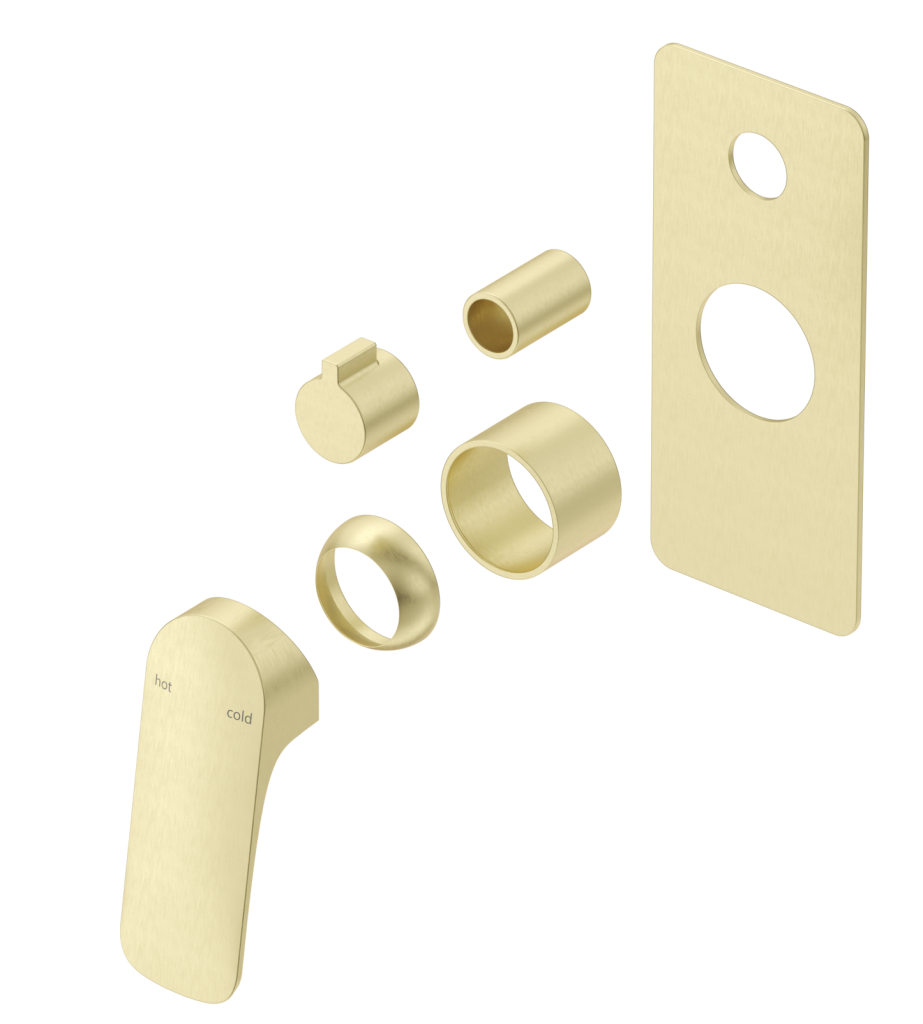 Kaza - Shower Mixer Diverter - 1P - TRIM KIT ONLY