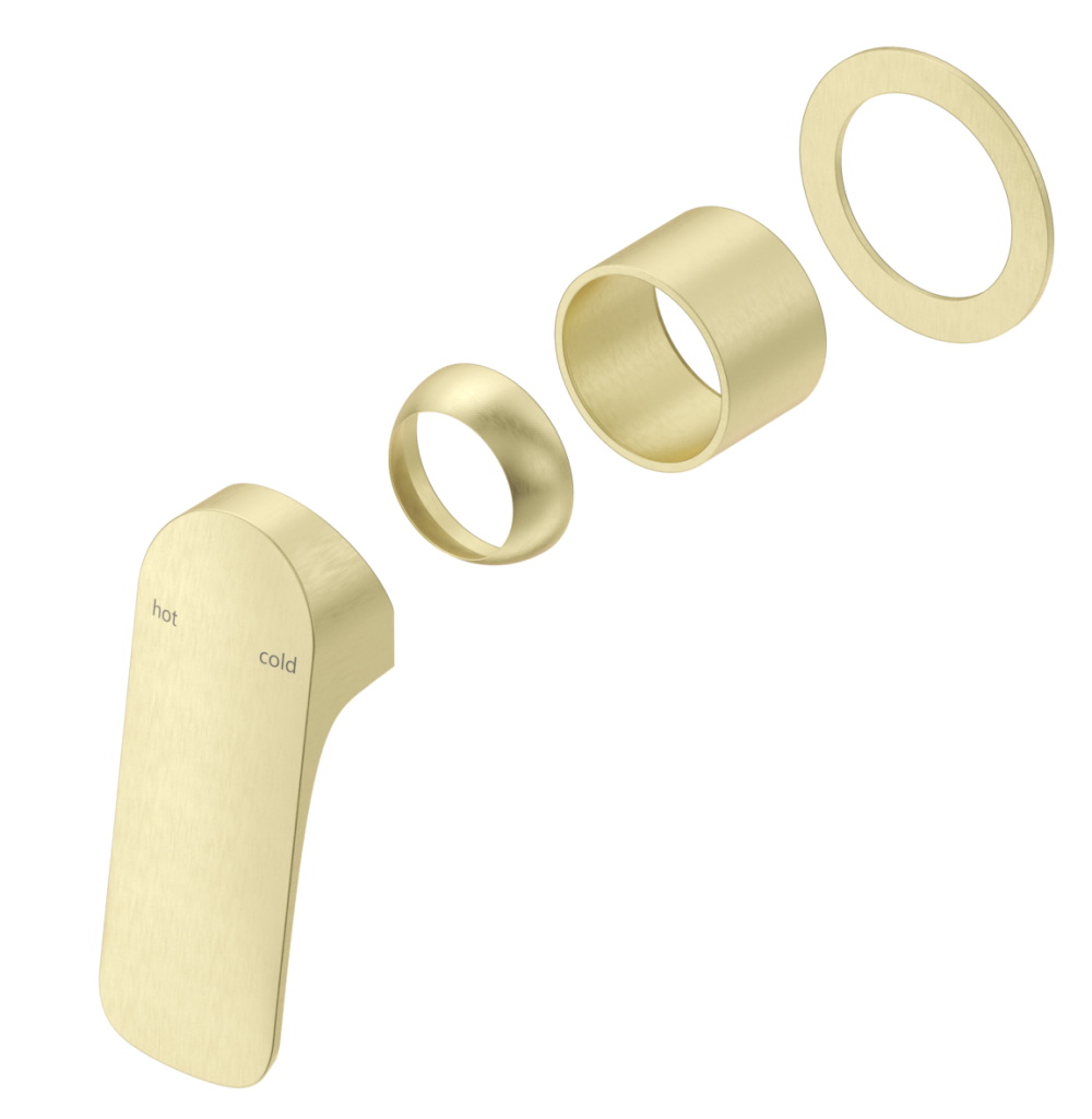 Kaza - Shower Mixer Round Plate - TRIM KIT ONLY